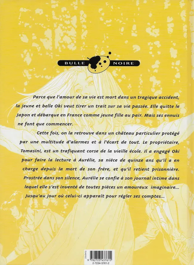 Verso de l'album Oki, souvenirs d'une jeune fille au pair Tome 5 Le fantôme du fond du  parc