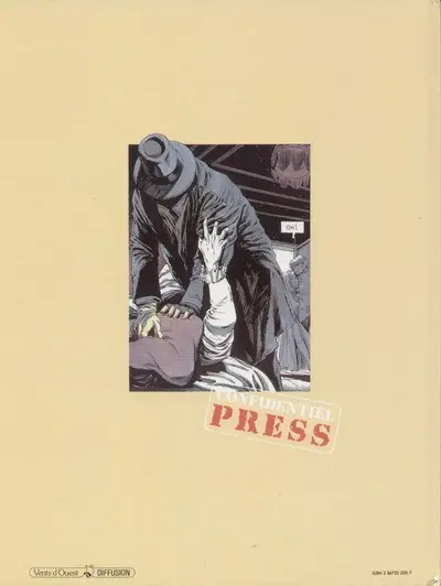 Verso de l'album Peggy Press Tome 3 L'étrangleur de Wyngates