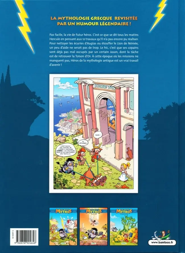 Verso de l'album Les Petits Mythos Tome 3 Les titans sont durs