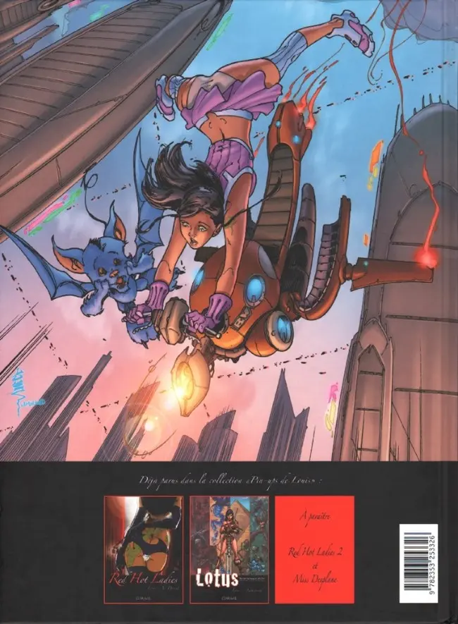 Verso de l'album Les Pin-ups de Louis Tome 2 Lotus