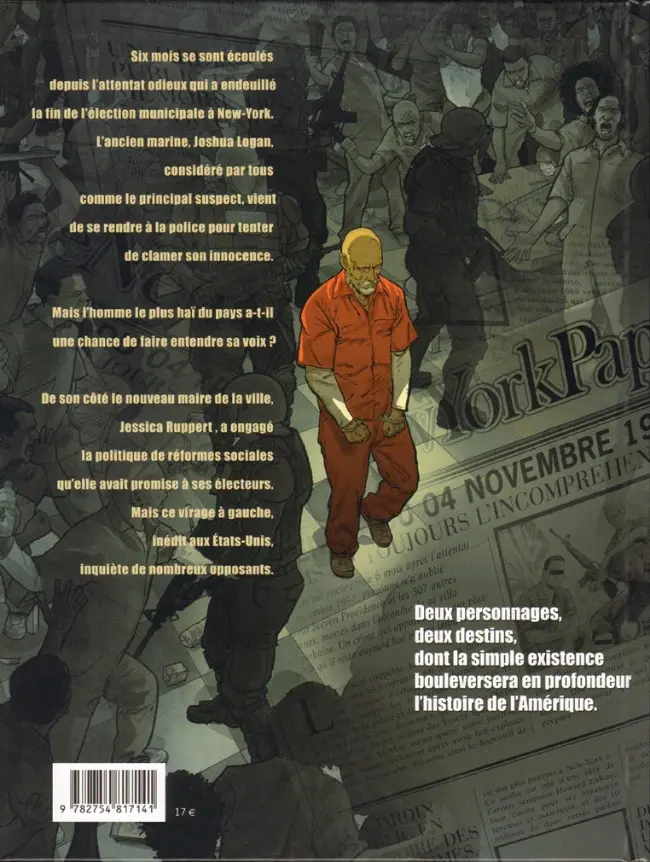 Verso de l'album Le Pouvoir des Innocents Tome 5 11 septembre