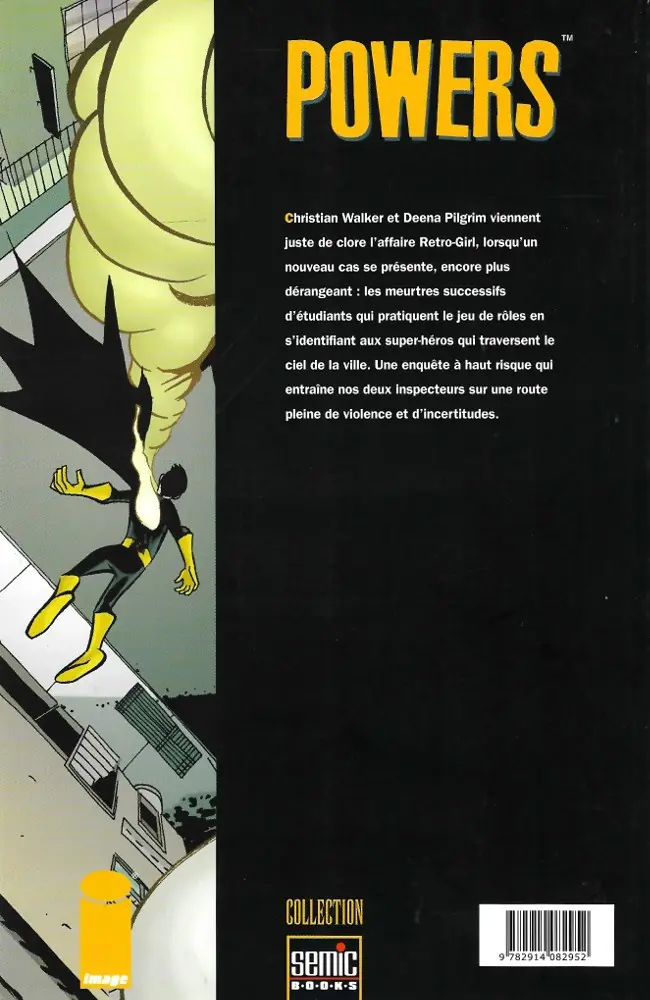 Verso de l'album Powers Tome 2 Roleplay