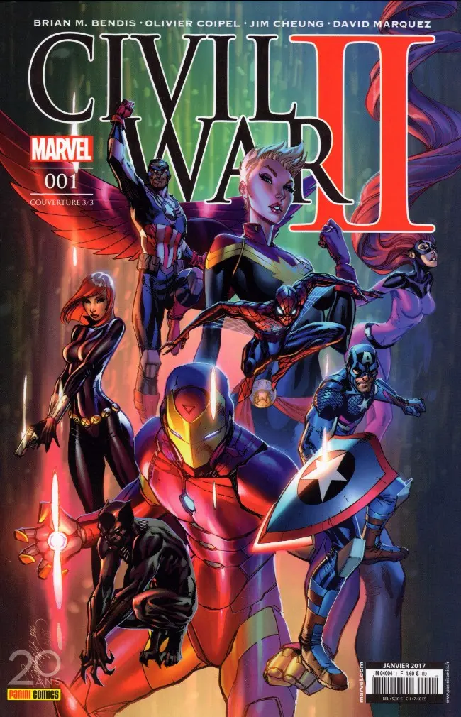 Couverture de l'album Civil War II Tome 001