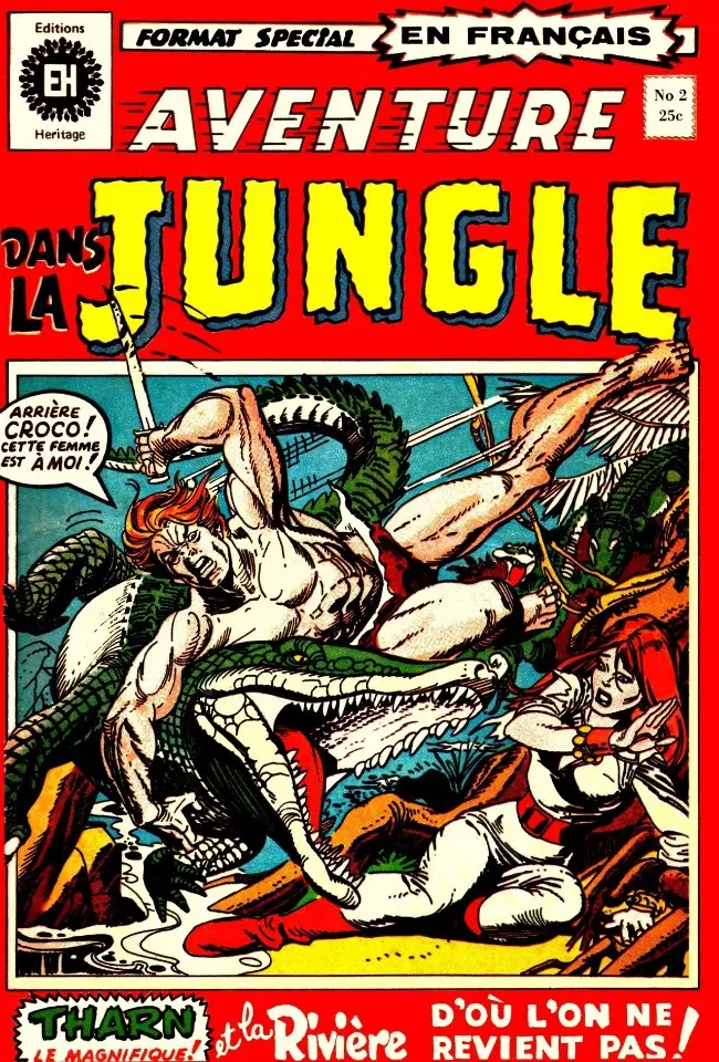 Couverture de l'album Aventure dans la jungle Tome 2 Lorna, reine de la jungle : Soulèvement dans la jungle