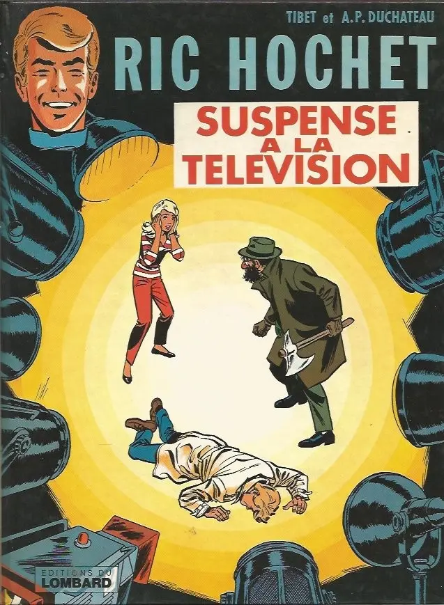 Couverture de l'album Ric Hochet Tome 7 Suspense à la télévision