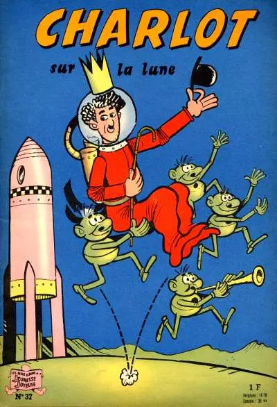 Couverture de l'album Charlot 1ère Série - SPE Tome 37 Charlot sur la Lune