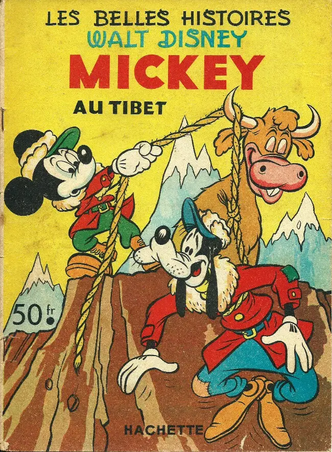 Couverture de l'album Les Belles histoires Walt Disney Tome 44 Mickey au Tibet