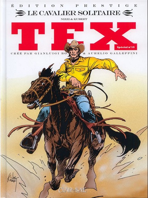 Couverture de l'album Tex (Spécial) Tome 15 Le cavalier solitaire