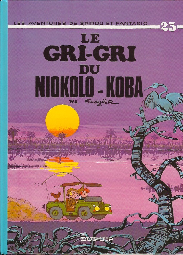 Couverture de l'album Spirou et Fantasio Tome 25 Le gri-gri du Niokolo-Koba