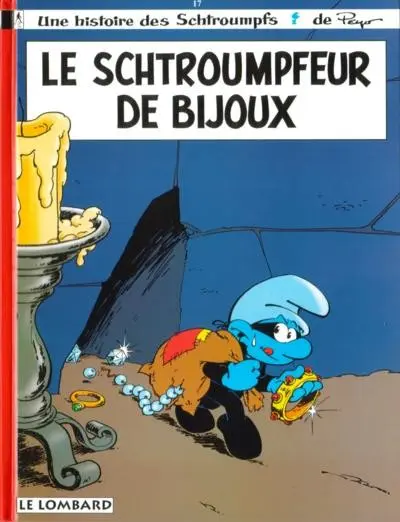 Couverture de l'album Les Schtroumpfs Tome 17 Le schtroumpfeur de bijoux