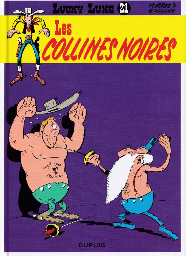 Couverture de l'album Lucky Luke Tome 21 Les collines noires