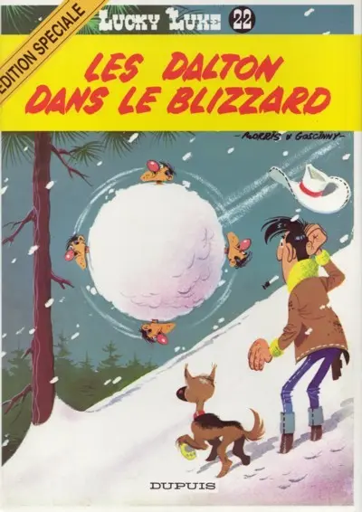 Couverture de l'album Lucky Luke Tome 22 Les Dalton dans le blizzard