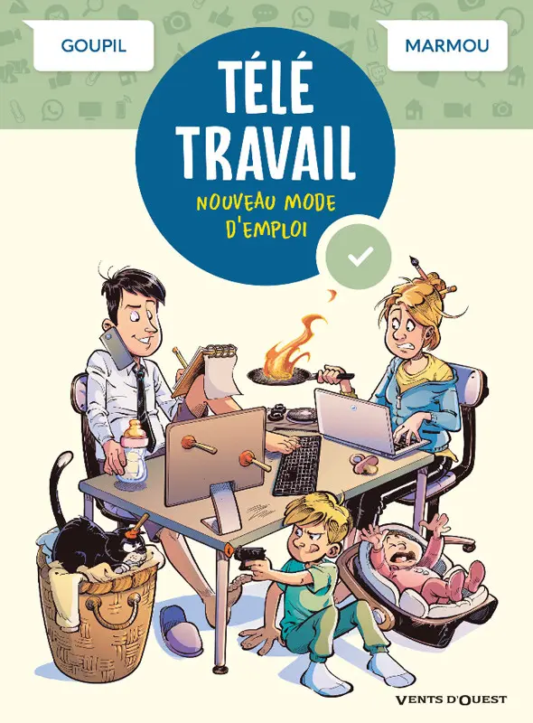Couverture de l'album Télétravail, nouveau mode d'emploi