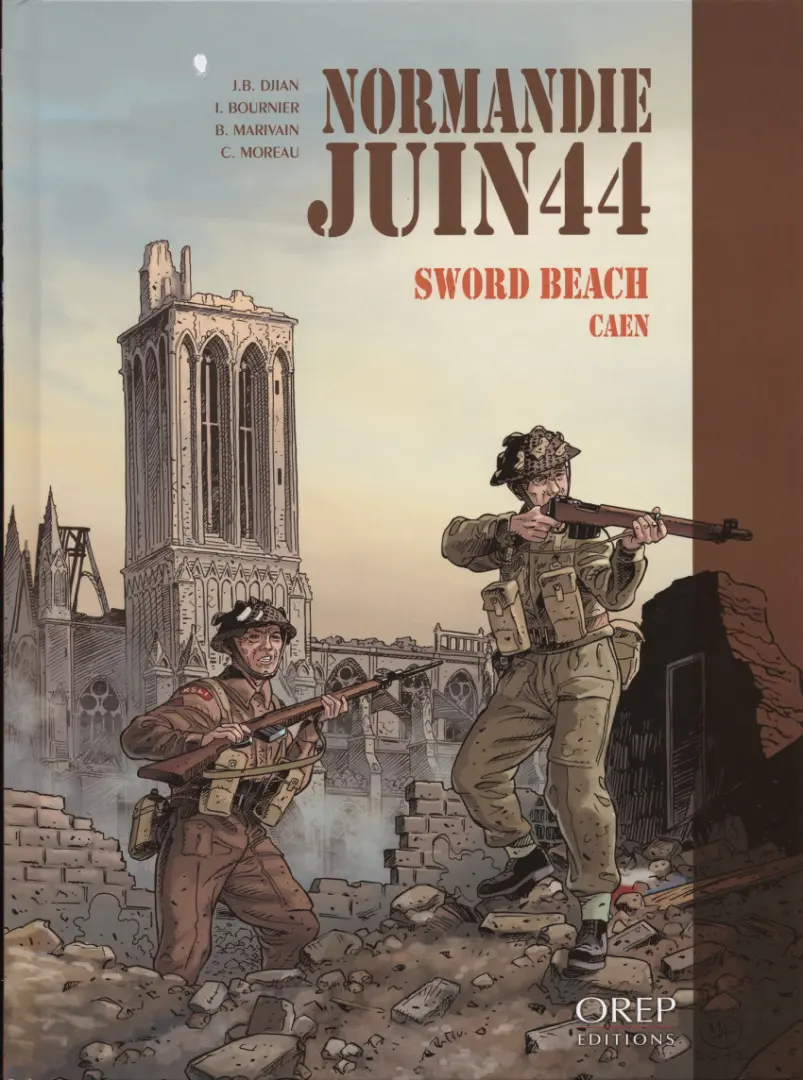 Couverture de l'album Normandie juin 44 Tome 4 Sword Beach - Caen