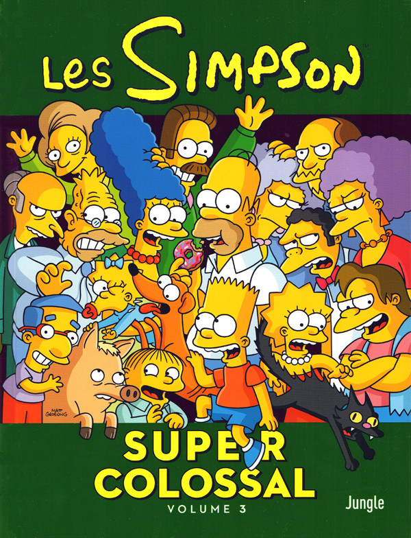 Couverture de l'album Les Simpson (Super colossal) Volume 3