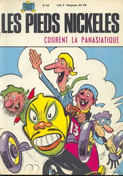 Couverture de l'album Les Pieds Nickelés Tome 33 Les Pieds Nickelés courent la panasiatique