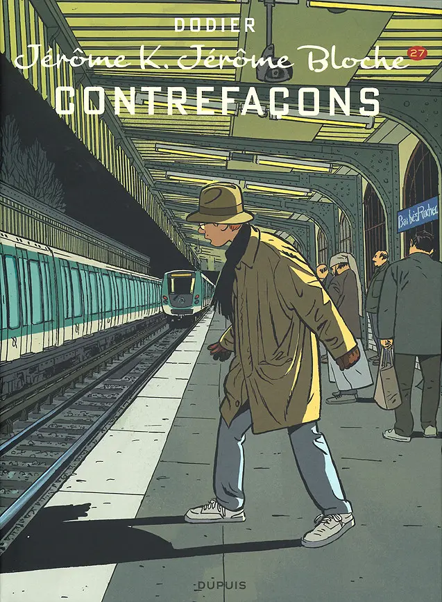 Couverture de l'album Jérôme K. Jérôme Bloche Tome 27 Contrefaçons