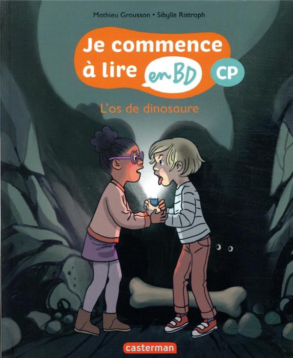 Couverture de l'album Je commence à lire en BD CP Tome 6 L'os du dinosaure