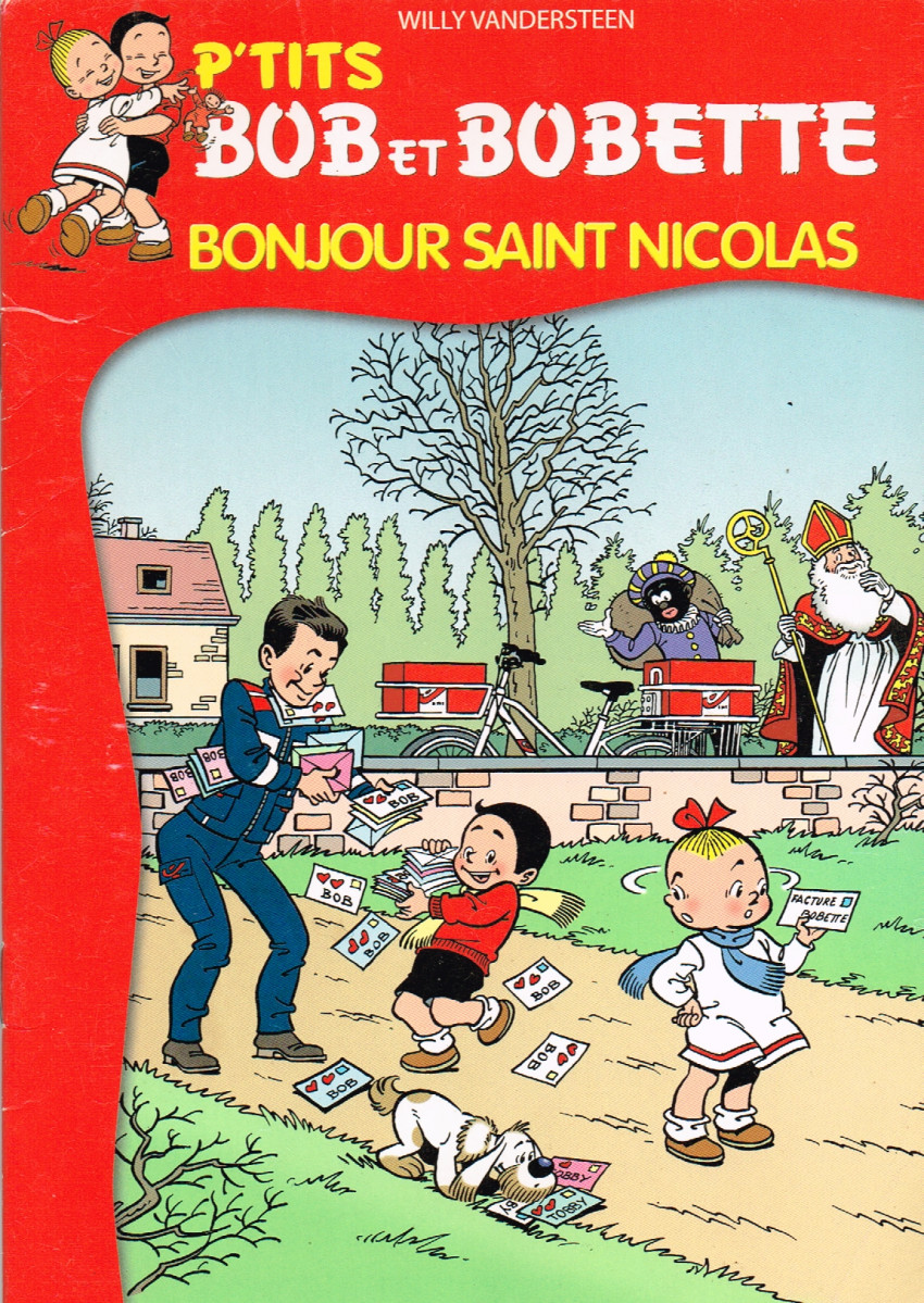 Couverture de l'album Bob et Bobette (P'tits) Bonjour Saint- Nicolas