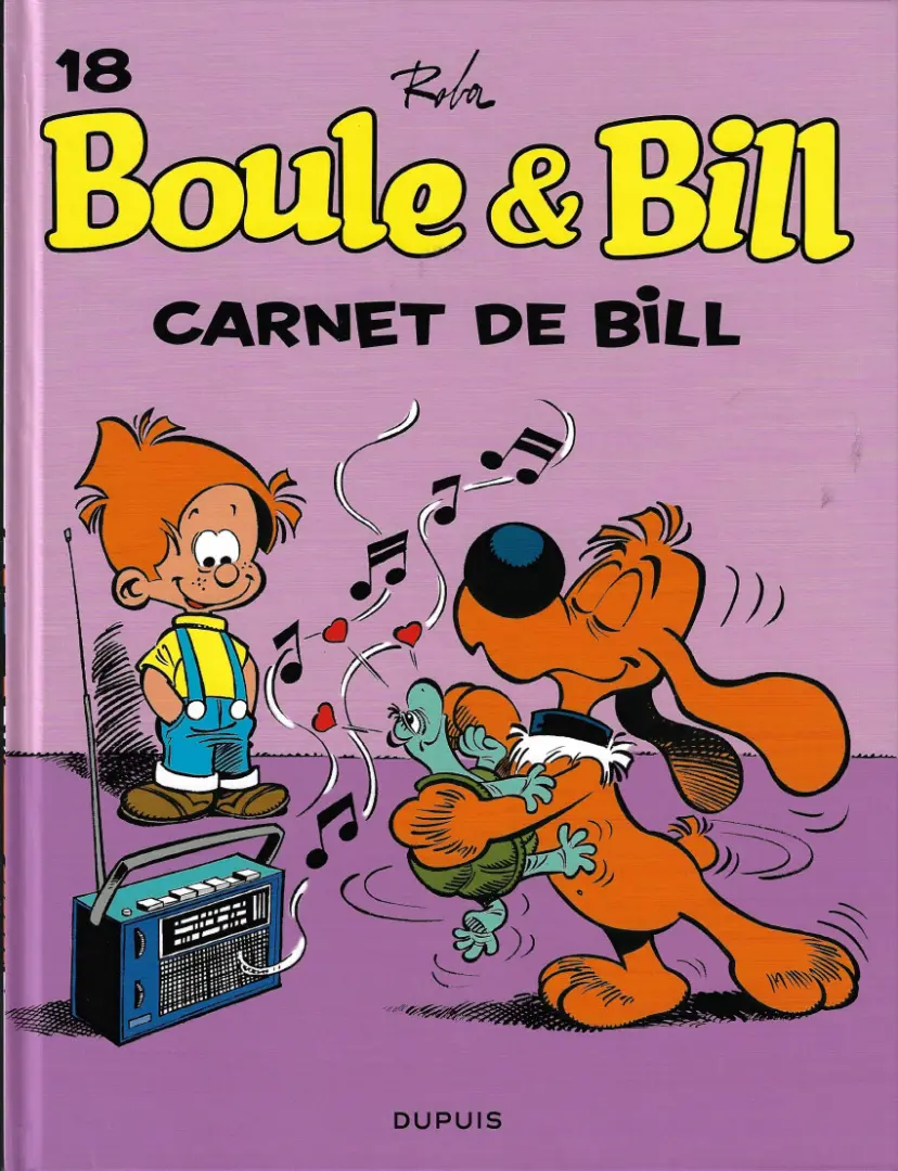 Couverture de l'album Boule & Bill Tome 18 Carnet de Bill