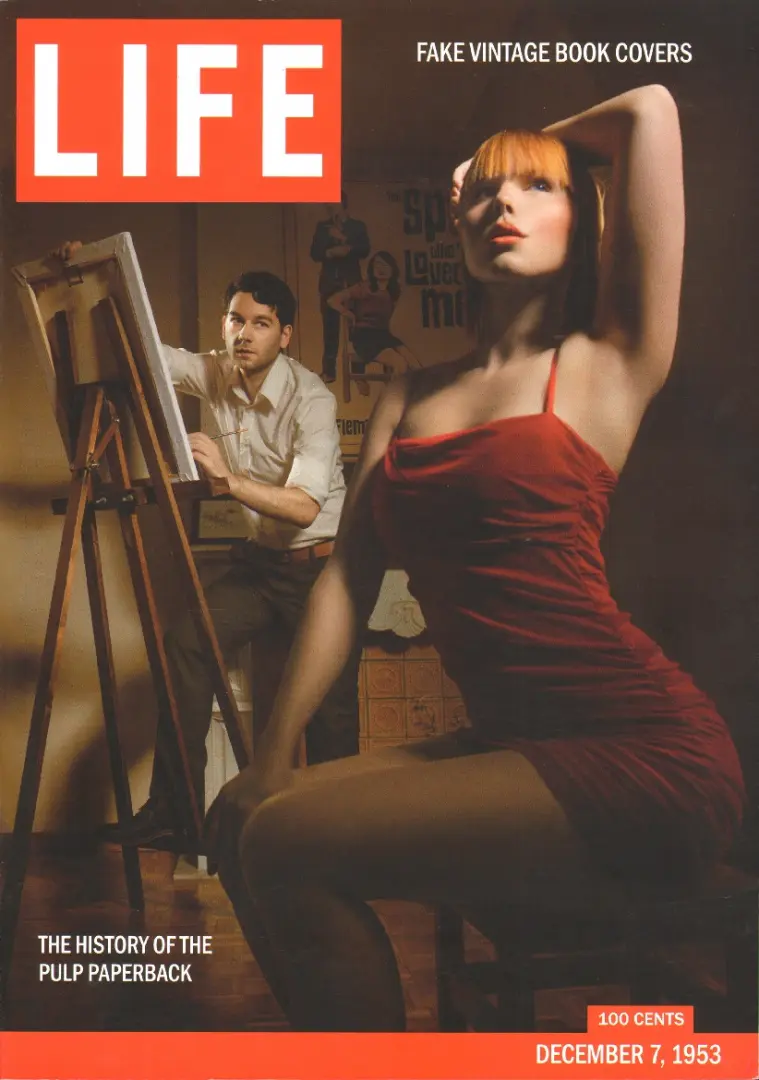 Couverture de l'album Life Life, fake vintage book covers