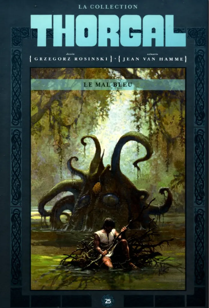 Couverture de l'album Thorgal - La collection Tome 25 Le mal bleu