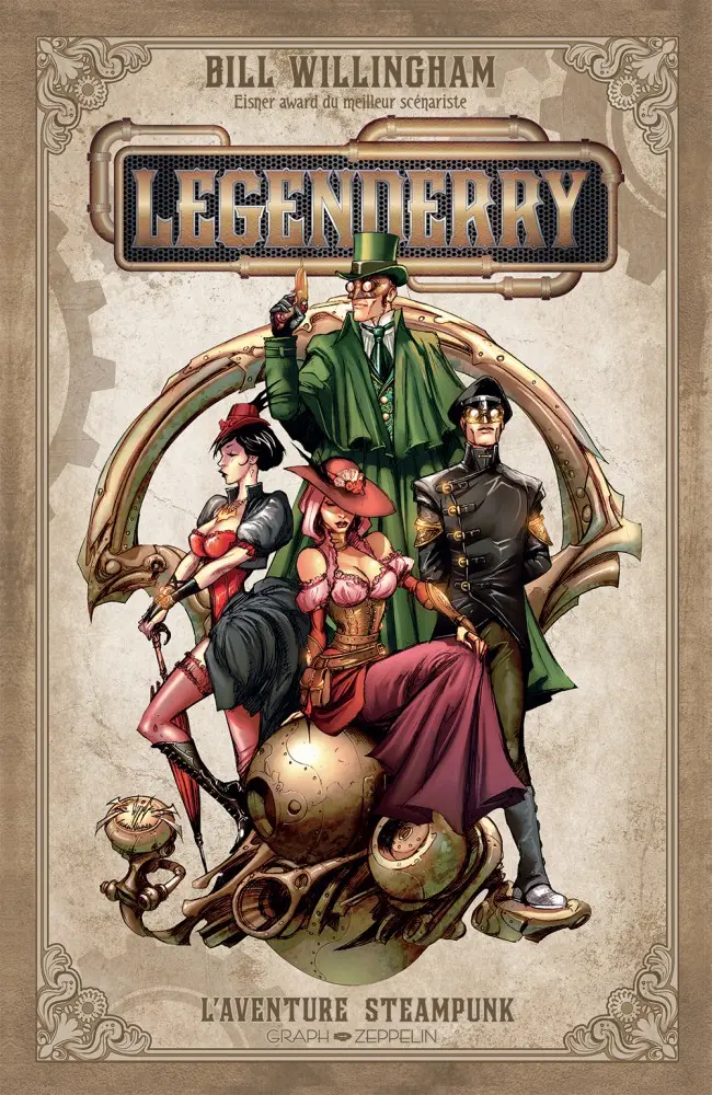 Couverture de l'album Legenderry Tome 1 L'Aventure Steampunk