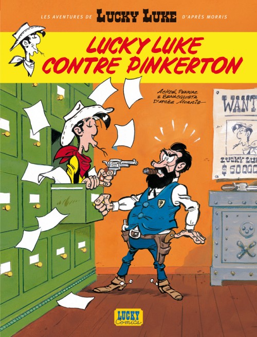 Couverture de l'album Les aventures de Lucky Luke Tome 4 Lucky Luke contre Pinkerton