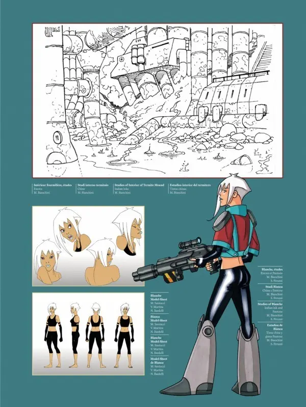 Planche de l'album Fourmi blanche Making of