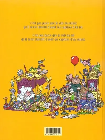 Verso de l'album Le Roi Catastrophe Tome 5 Adalbert plus que super