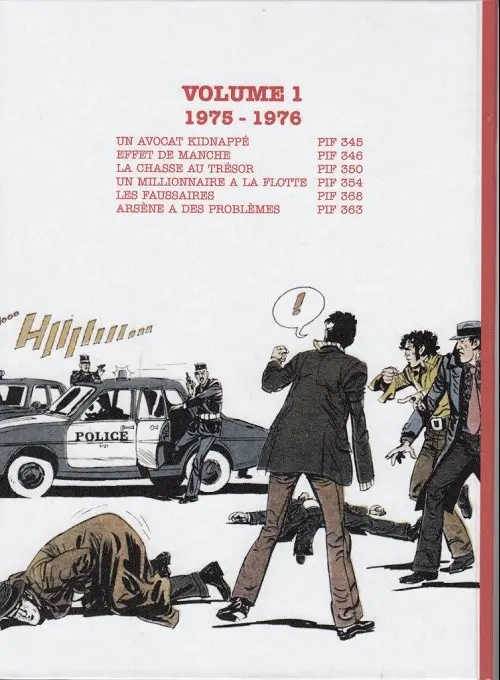 Verso de l'album Sandberg - Père & Fils Tome 1