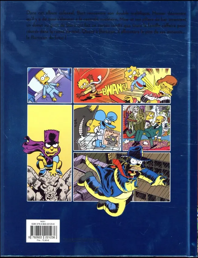 Verso de l'album Les Simpson (Super colossal) Volume 2