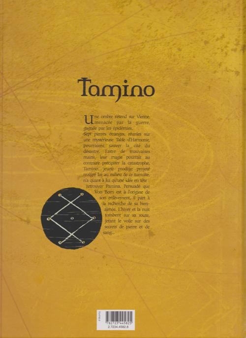 Verso de l'album Tamino Tome 2 Le voile de nuit