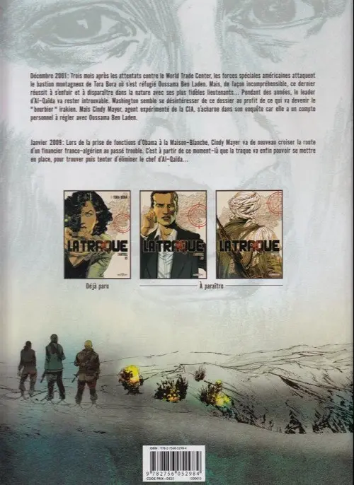 Verso de l'album La traque Tome 1 Tora Bora