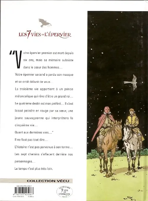 Verso de l'album Les 7 Vies de l'Épervier Tome 6 La part du diable