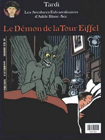 Verso de l'album Les Aventures Extraordinaires d'Adèle Blanc-Sec Tomes 1 et 2 Adèle et la bête / Le Démon de la Tour Eiffel