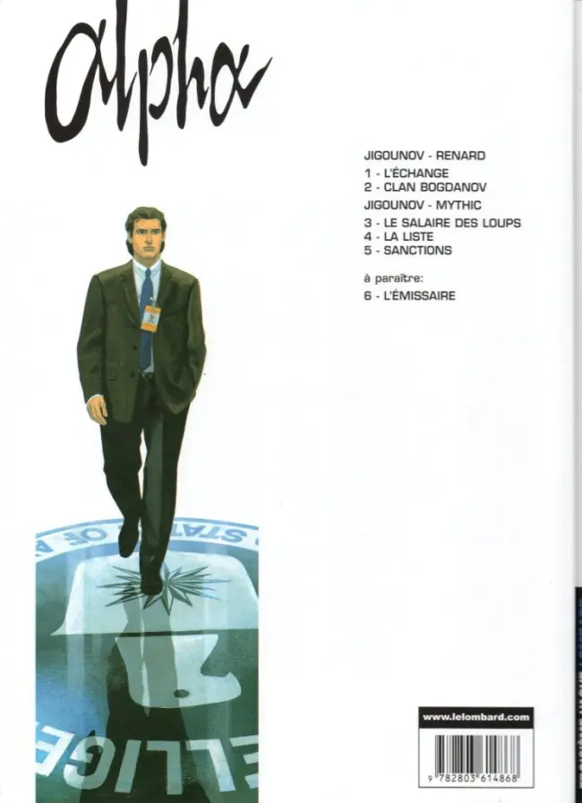 Verso de l'album Alpha Tome 5 Sanctions