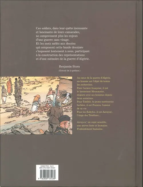 Verso de l'album Azrayen' Édition intégrale