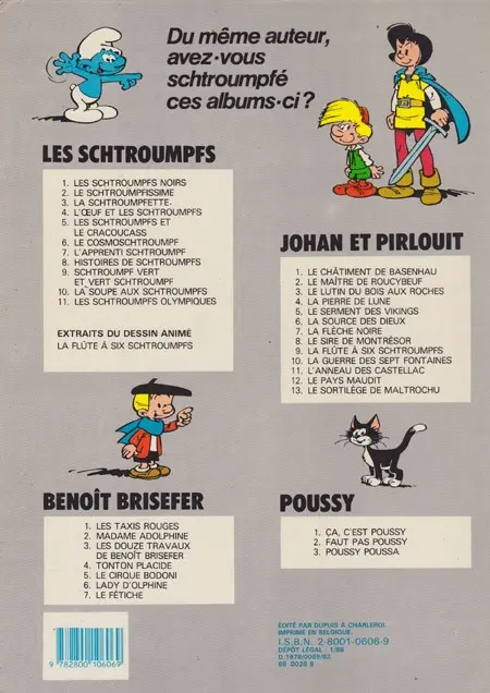 Verso de l'album Benoît Brisefer Tome 7 Le fétiche