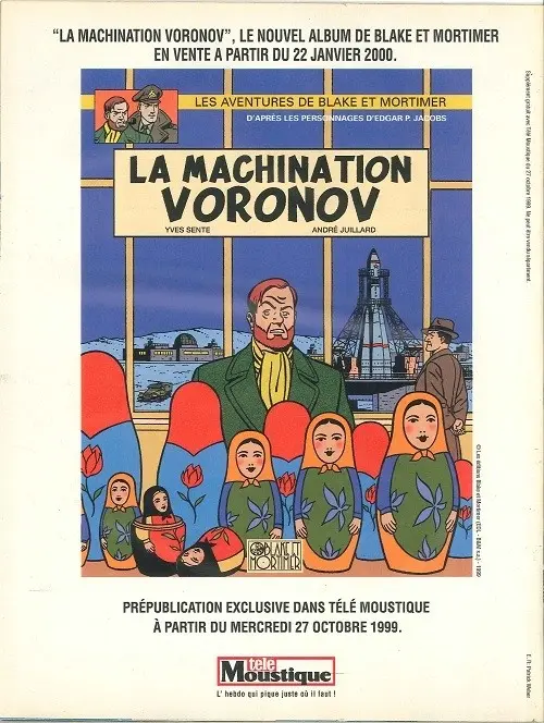 Verso de l'album Blake et Mortimer Tome 10 L'Affaire du collier