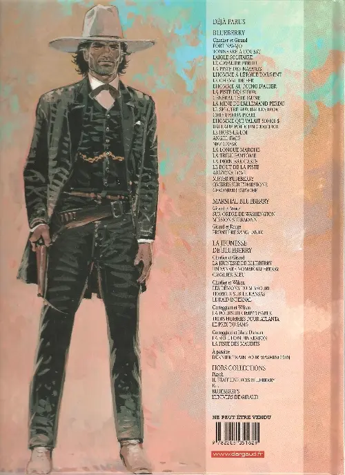 Verso de l'album Blueberry Tome 4 Le cavalier perdu