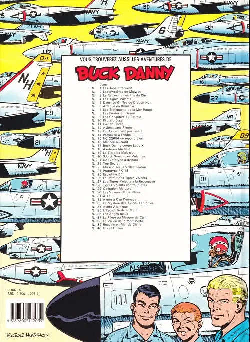 Verso de l'album Buck Danny Tome 7 Les Trafiquants de la mer Rouge