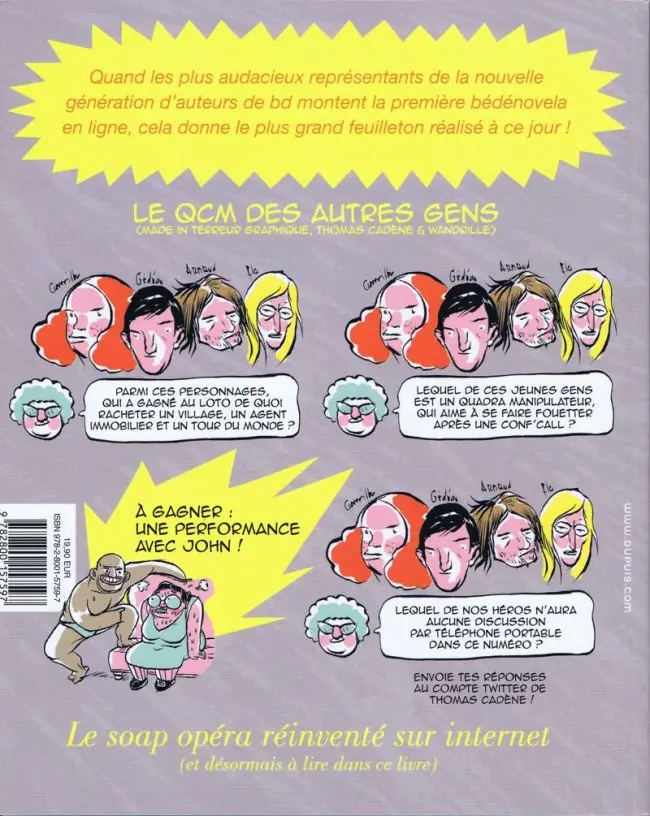Verso de l'album Les Autres gens #14 #15