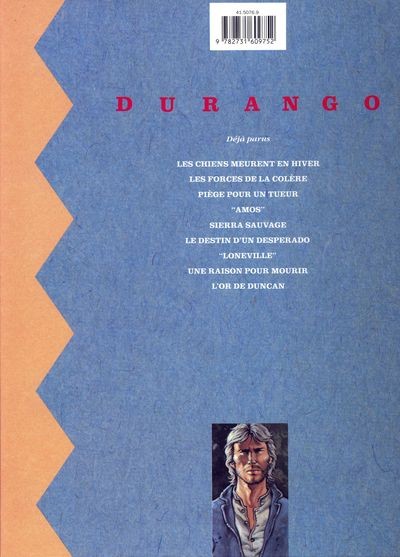 Verso de l'album Durango Tome 5 Sierra sauvage