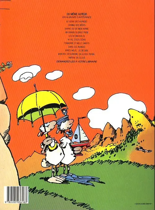 Verso de l'album Le Génie des Alpages Tome 9 Après nous... le déluge ?