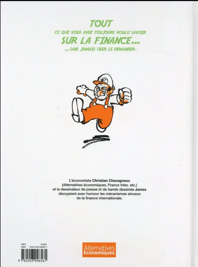 Verso de l'album Les Aventuriers de la finance perdue
