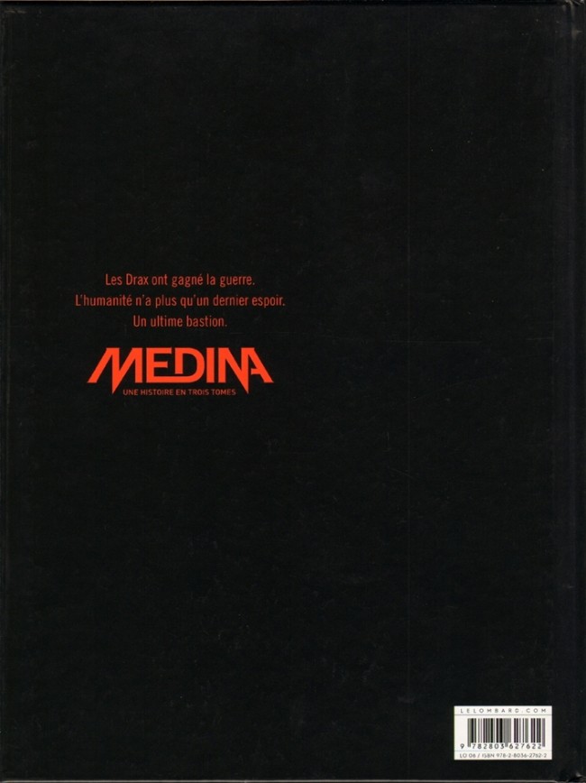 Verso de l'album Medina Tome 1 Les Drax