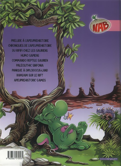 Verso de l'album Nabuchodinosaure Tome 5 Commando reptile saurien