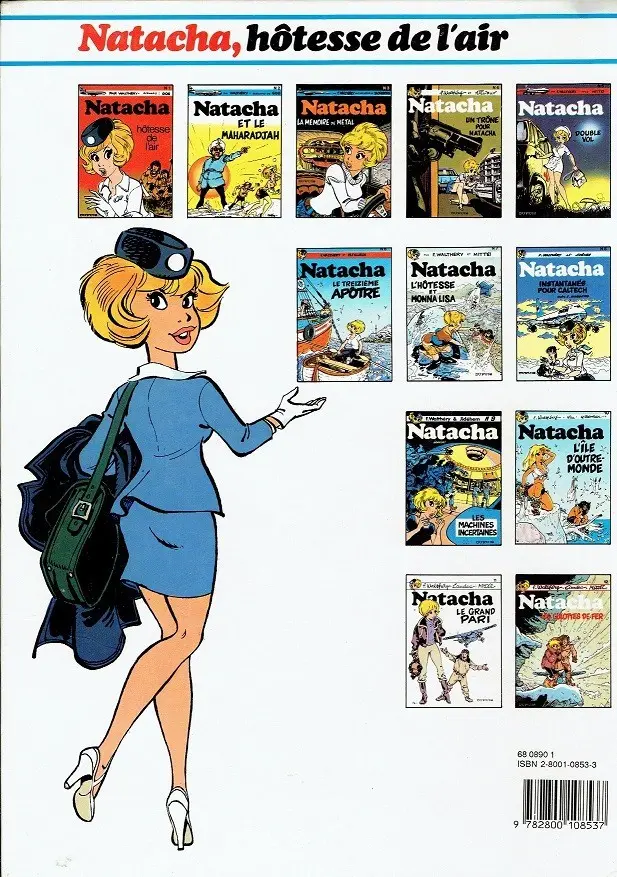 Verso de l'album Natacha Tome 5 Double vol