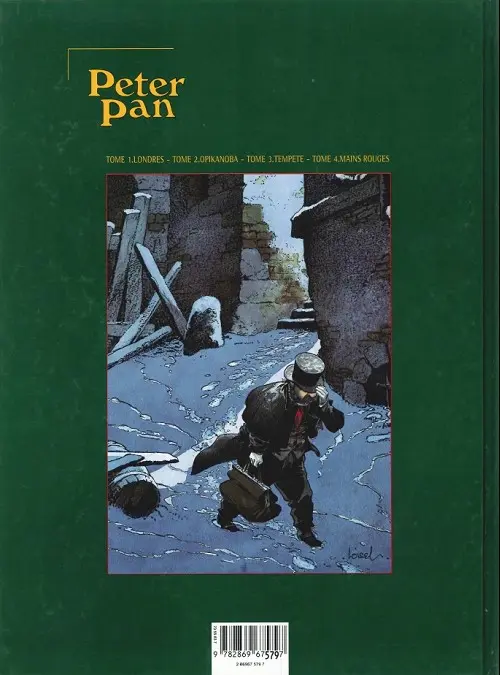 Verso de l'album Peter Pan Tome 3 Tempête